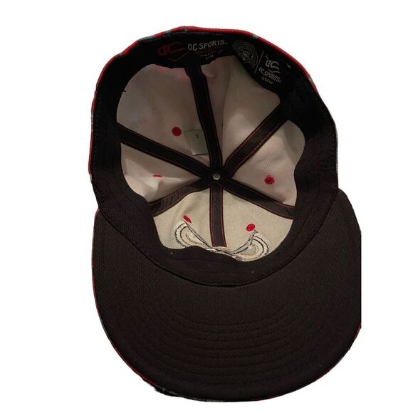 OC Sports MWS Series Men's Red Camo Fitted Orem Owlz Baseball Cap XL - Picture 4 of 15